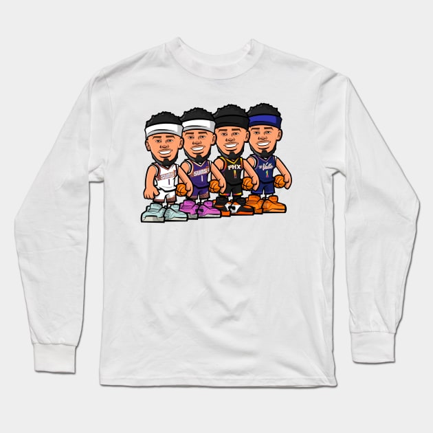 Devin Booker 2024 Long Sleeve T-Shirt by Valley Boys 